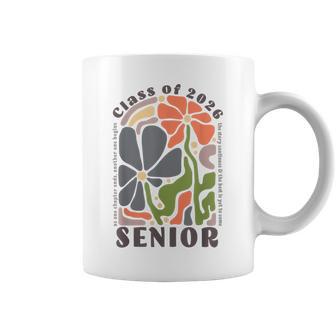 Senior 2026 Boho Floral Class Of 2026 High School Senior Coffee Mug - Thegiftio