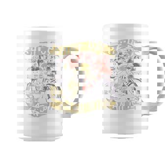 Shut Up And Ride スカルバイクシャツ バイカー グリムリーパー コーヒーマグ - Kawaiitshirt