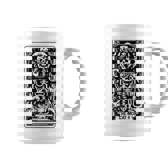 Skeleton The Cat Mom Tarot Card Cat Mama Mother's Day Coffee Mug | Mazezy