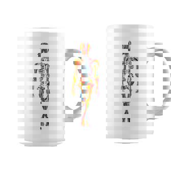 Skelleton カラフル ヒューマンアート 抽象 グラフィック スケルトン コーヒーマグ - Kawaiitshirt