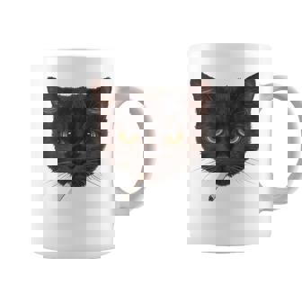 Smoking Cat Y2k Vintage Black Cat Retro 90S Grunge Coffee Mug - Thegiftio