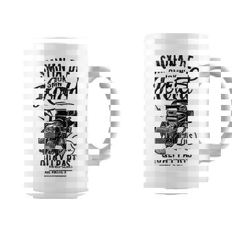 Smyrna Delaware Usa ホットロッド ビンテージスタイル カーデザイン コーヒーマグ - Kawaiitshirt