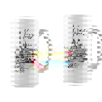 Souvenir Aquarelle Paris France Tasse - Cadeauxyz