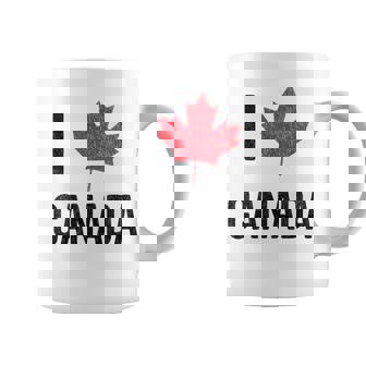 Souvenir De Canadá I Love Canada Taza de café - Regaloses