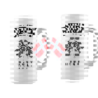 Souvenir De Noruega Bergen Taza de café - Regaloses