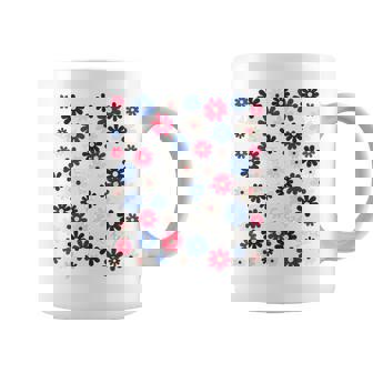Stars Stripes And Equal Rights 4Th Of July Daisy Flower Coffee Mug | Mazezy