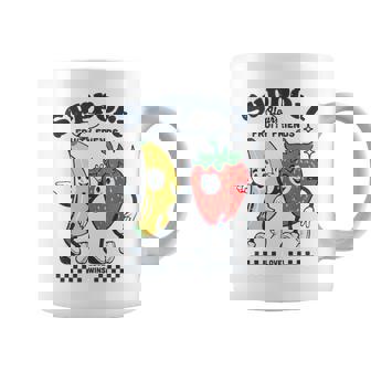 Support Your Fruity Friends Gay Pride Month Lgbtq Fruit Ally Coffee Mug | Mazezy