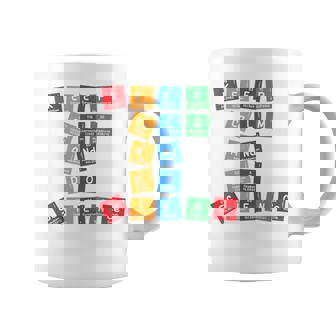 Tabla Periódica Mantener La Calma Y Hacer Ciencia Taza de café - Regaloses