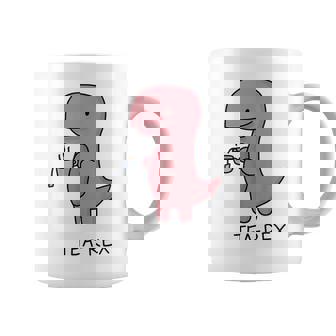 Tea Rex ユーモラスパン。 コーヒーマグ - Kawaiitshirt