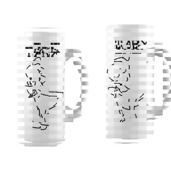 Tea-Rex おもしろドリンクグラフィック コーヒーマグ - Kawaiitshirt