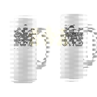 Tomodachi 土偶 縄文 時代 遮光器土偶 ハート形土偶 仮面の女神 宇宙人 はにわ かわいい シュール 長袖tシャツ コーヒーマグ - Kawaiitshirt