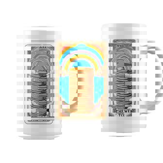 The Tower タロットカード パンケーキタワー 朝食愛好家 長袖tシャツ コーヒーマグ - Kawaiitshirt