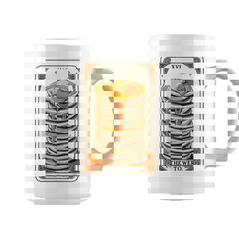 The Tower タロットカード パンケーキタワー 面白いパンケーキ コーヒーマグ - Kawaiitshirt