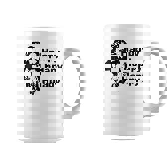 Triple Happy Retro Unashamed American Coffee Mug - Monsterry