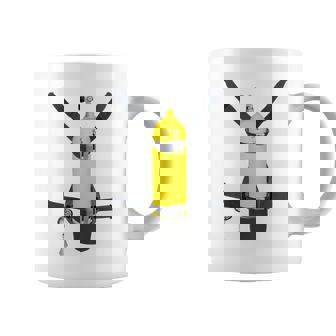 Trompe L'œil スキューバダイビングボトルバック コーヒーマグ - Kawaiitshirt