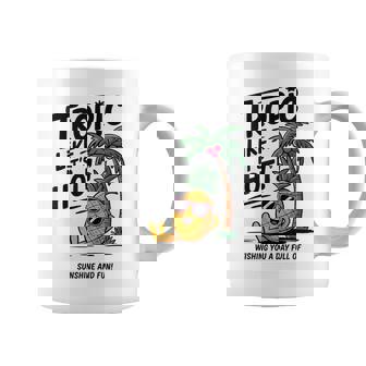 Tropic Like It's Hot パイナップル サマーサングラス ビーチ コーヒーマグ - Kawaiitshirt