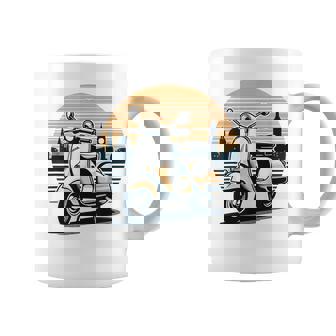 Trottinette Italienneespaintage Minimaliste Rétro Esthétique Tasse - Cadeauxyz