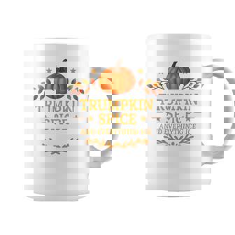 Trumpkin Spice And Everything Ice Fall Autumn Halloween Coffee Mug | Mazezy