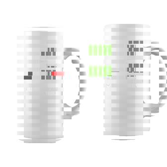 Twin Mama Tired Low Cute Mom Of Twins Mom Low Battery Coffee Mug - Thegiftio