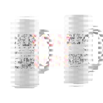 I Have Two Titles Mom And Queenie Floral Cute Coffee Mug | Mazezy