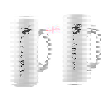 Uk United Kingdomignature ユニオンジャックフラッグポール背面に コーヒーマグ - Kawaiitshirt