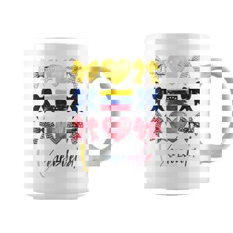 Venezuela Hispanic Heritage Month Bow Venezuelan Flag Girls Coffee Mug - Thegiftio