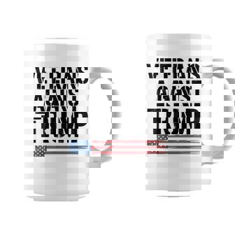 Veterans Against Trump Anti Racism Usa Military Vets America Coffee Mug - Monsterry