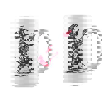 Vintage Dachshund Playing Guitar Weenie Rock And Roll Coffee Mug - Thegiftio