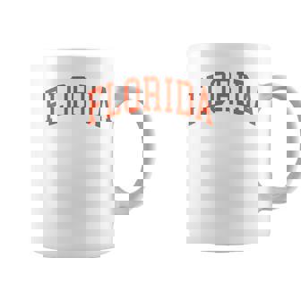 Vintage Florida Florida Retro Blue Orange Fl Coffee Mug - Thegiftio