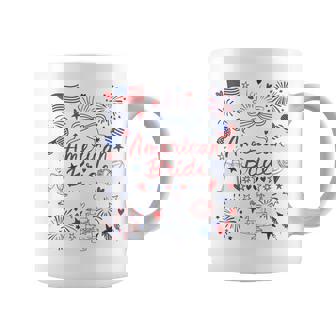 Vintage American Bride 4Th Of July Wedding Engagement Coffee Mug - Thegiftio