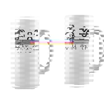 Vintageurfing 1984 Océano Pacíficounset Regalo De Cumpleaños Taza de café - Regaloses