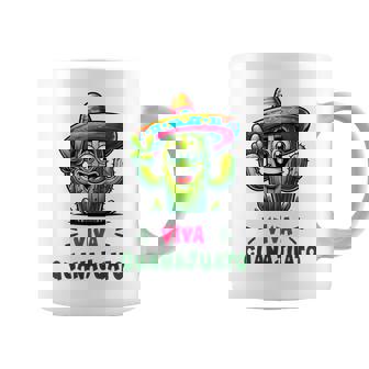 Viva Guanajuato Mexico Cactus ビバ・グアナファト・メキシコ サボテン・ソンブレロ コーヒーマグ - Kawaiitshirt