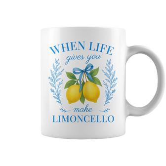 Wenn Das Leben Dir Zitronen Gibt Mach Limoncello Amalfi Italien Tassen - Geschenkecke