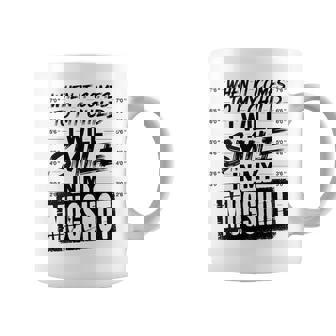 When It Comes To My Child I Will Smile In My Hot Back Coffee Mug | Mazezy