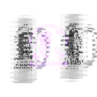 I Will Remember For You Purple Flowers Alzheimers Awareness Coffee Mug - Thegiftio
