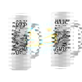 Yellowstone Road Trip 2025 Nature Adventure Souvenir Coffee Mug - Thegiftio