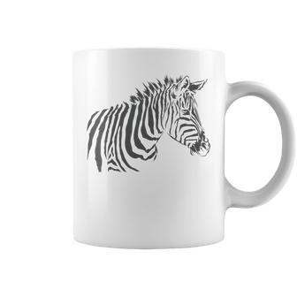 Zebratripes Blanco Y Negro África Zoo Cuello Taza de café - Regaloses