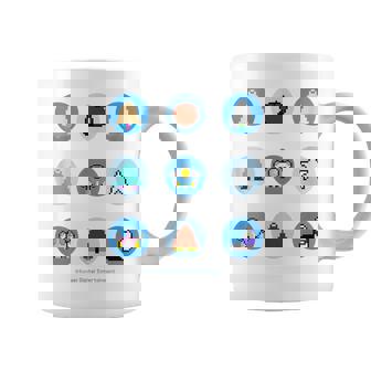 「Twin Bee」9 Circles コーヒーマグ - Kawaiitshirt