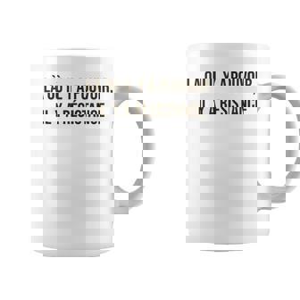 「パワーがあるところ、抵抗がある」 フーコー。 コーヒーマグ - Kawaiitshirt