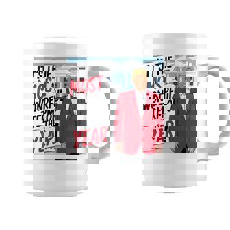 「今年一番素晴らしい言葉だ」トランプクリスマス 長袖tシャツ コーヒーマグ - Kawaiitshirt