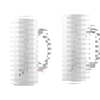 「他力本願」おもしろ 筆文字 バック服 面白い文字入り コーヒーマグ - Kawaiitshirt