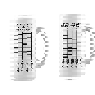 【今日何しようかな 寝よう】あみだくじ 文字 遊び心 おもしろ 面白い ユーモア ギャグ ネタ ウケ狙い 笑える 変な コーヒーマグ - Kawaiitshirt