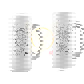 【背中側デザイン】日本文化 鳳凰デザイン 幸運を願うお守り コーヒーマグ - Kawaiitshirt