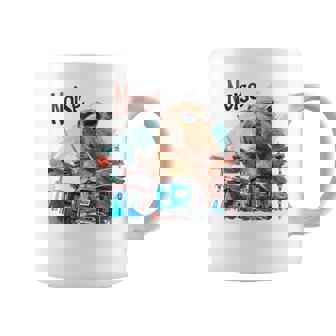 おかしなカピバラがドラムを奏でる コーヒーマグ - Kawaiitshirt