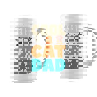かっこいい猫お父さん面白い猫好きの男性 長袖tシャツ コーヒーマグ - Kawaiitshirt