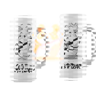 かわいいけど危険な面白いハムスター空手 コーヒーマグ - Kawaiitshirt