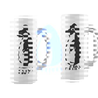 かわいいアデリーペンギン、学習者や探検家のためのミニマルアート。 コーヒーマグ - Kawaiitshirt