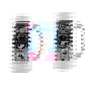 かわいいアニメの女の子 長袖tシャツ コーヒーマグ - Kawaiitshirt