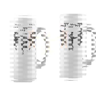 かわいいジャンピング ハッピーキャット ミーム トレンド ファニー コーヒーマグ - Kawaiitshirt