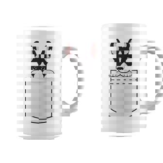 かわいいフレンチブルドッグポケット：いじめっ子の飼い犬とフレンチブルドッグの恋人 コーヒーマグ - Kawaiitshirt